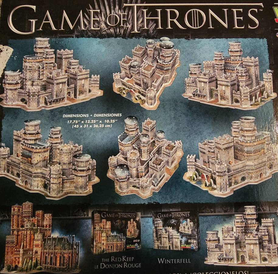 Wrebbit 3D - Wrebbit 3D | Game Of Thrones Winterfell 3D Jigsaw Puzzle | 910 Pieces - Jigsaw Puzzle - Steady Bunny Shop
