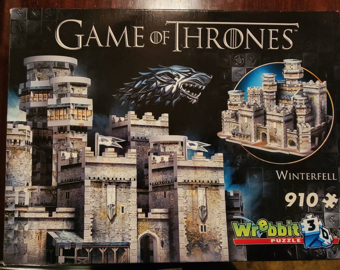 Wrebbit 3D - Wrebbit 3D | Game Of Thrones Winterfell 3D Jigsaw Puzzle | 910 Pieces - Jigsaw Puzzle - Steady Bunny Shop