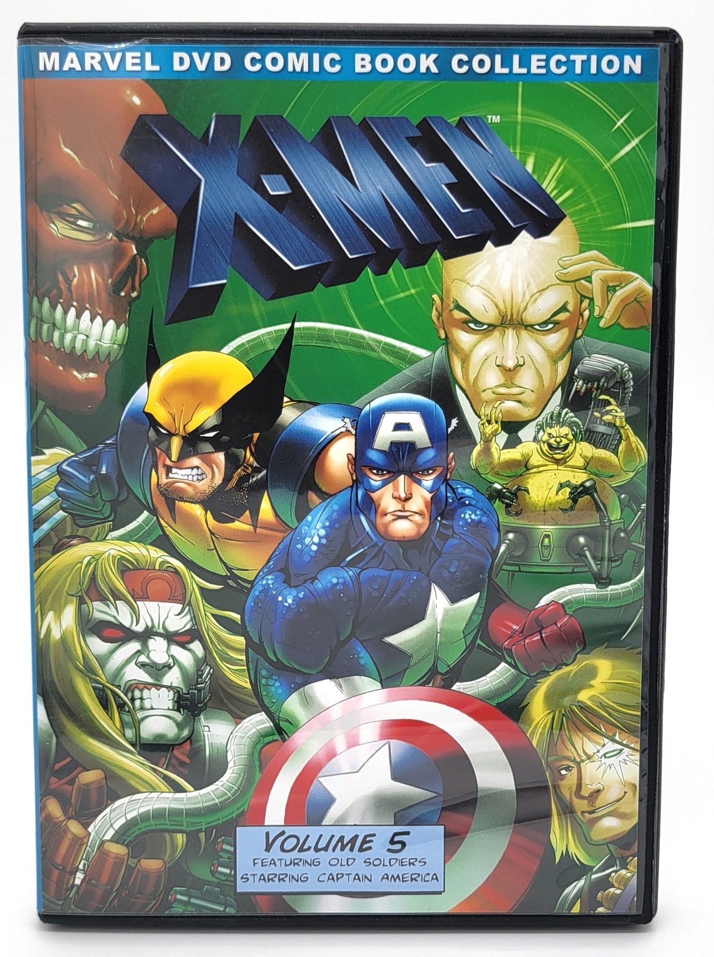 Marvel Studio - X-Men Old Soldiers Starring Captain America | DVD | Marvel DVD Comic Book Collection - Full Screen - DVD - Steady Bunny Shop