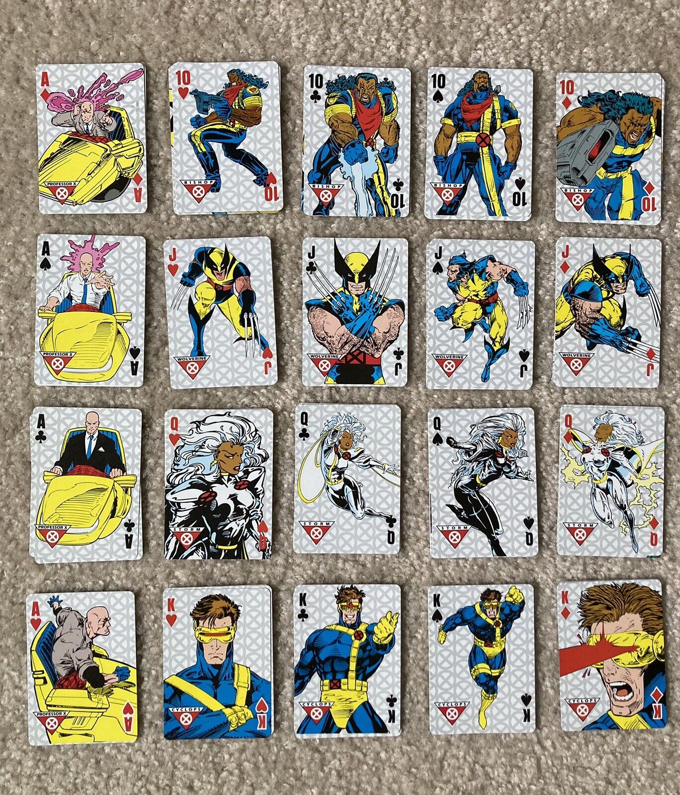The US Playing Cards - X-Men Playing Cards Stil in Wrapper - 1994 | NEW - Playing Cards - Steady Bunny Shop
