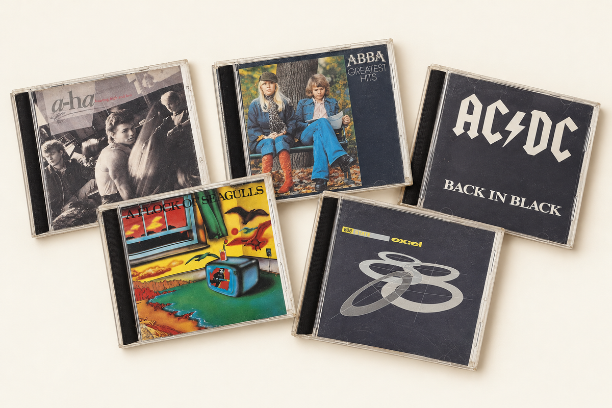 Music collection CD cover collage