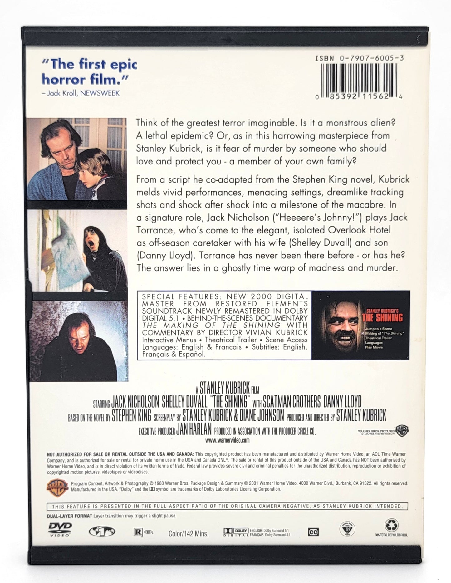 The Shining | DVD | Stanley Kubrick Collection | DVD - Digitally Restored & Remastered