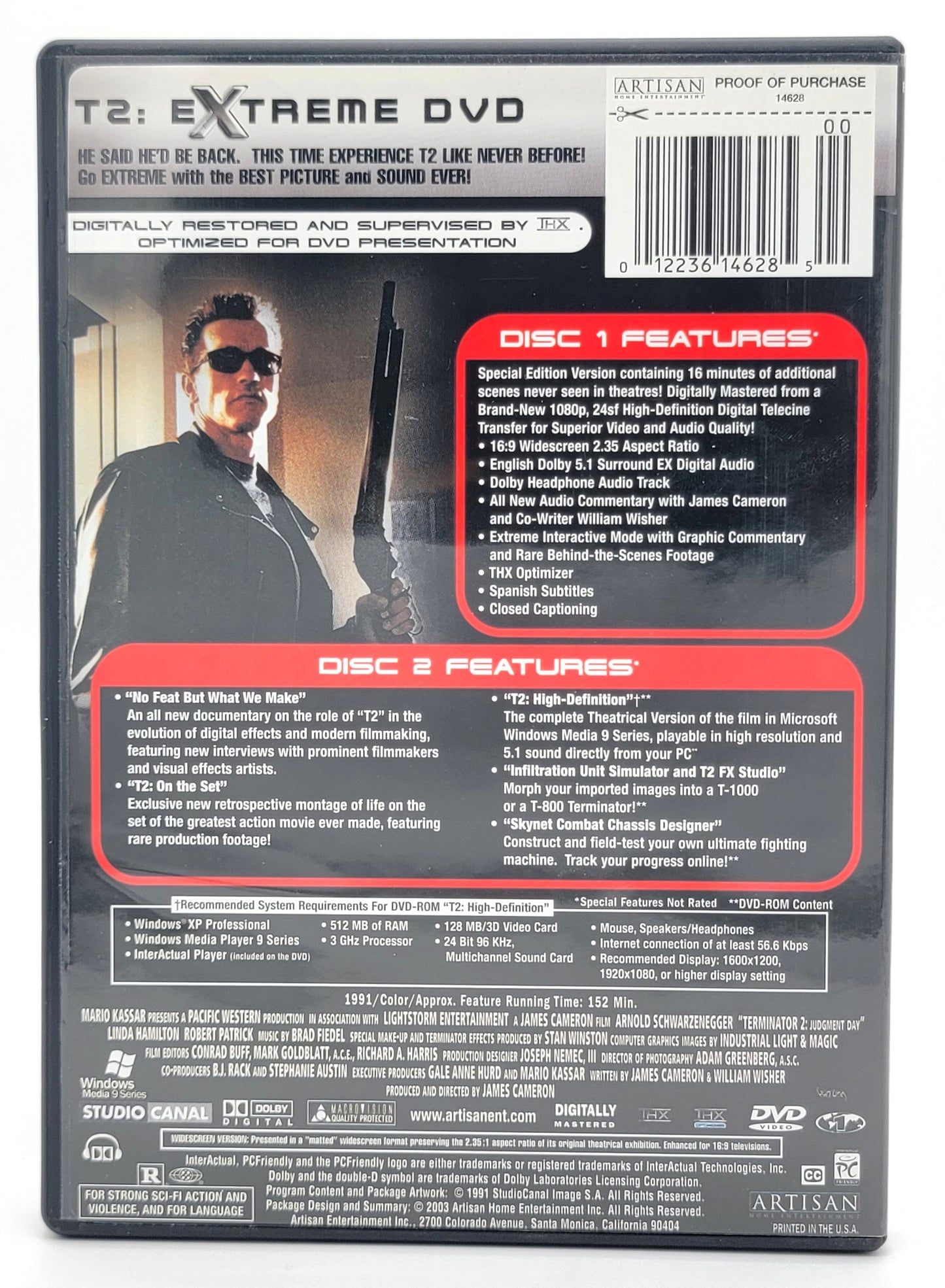 Terminator 2 - Judgement Day T2 | Extreme DVD | Widescreen