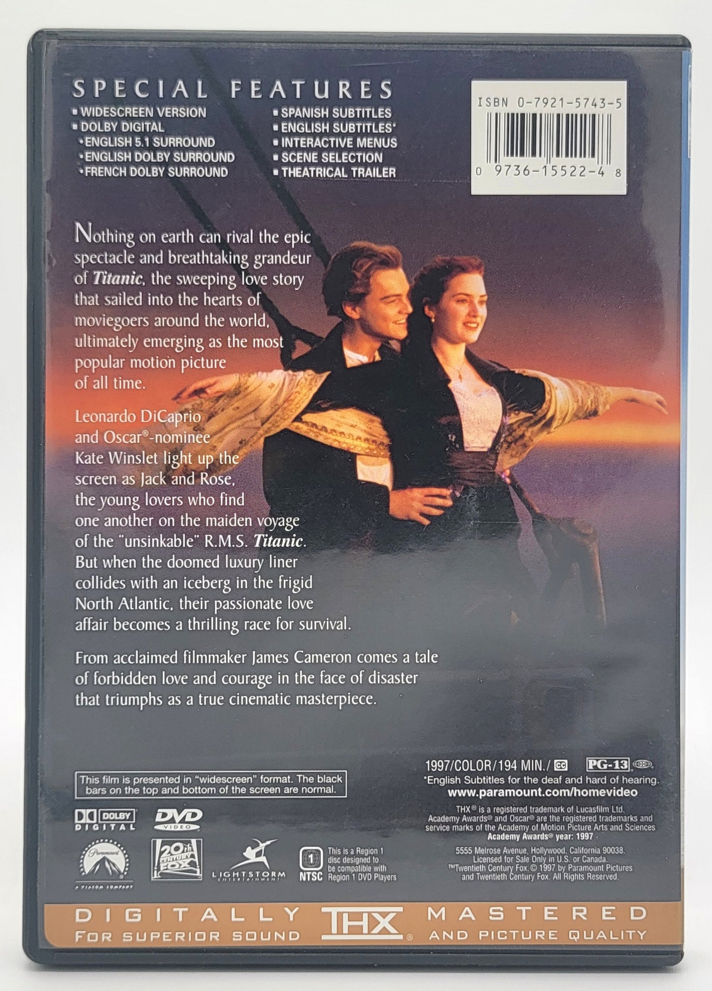 Titanic | DVD | Widescreen - Winner of 11 Academy Awards Including Best Picture