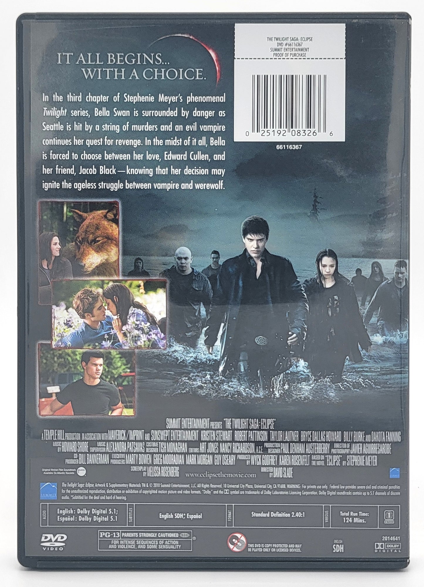 Eclipse - The Twilight Saga | DVD | Widescreen