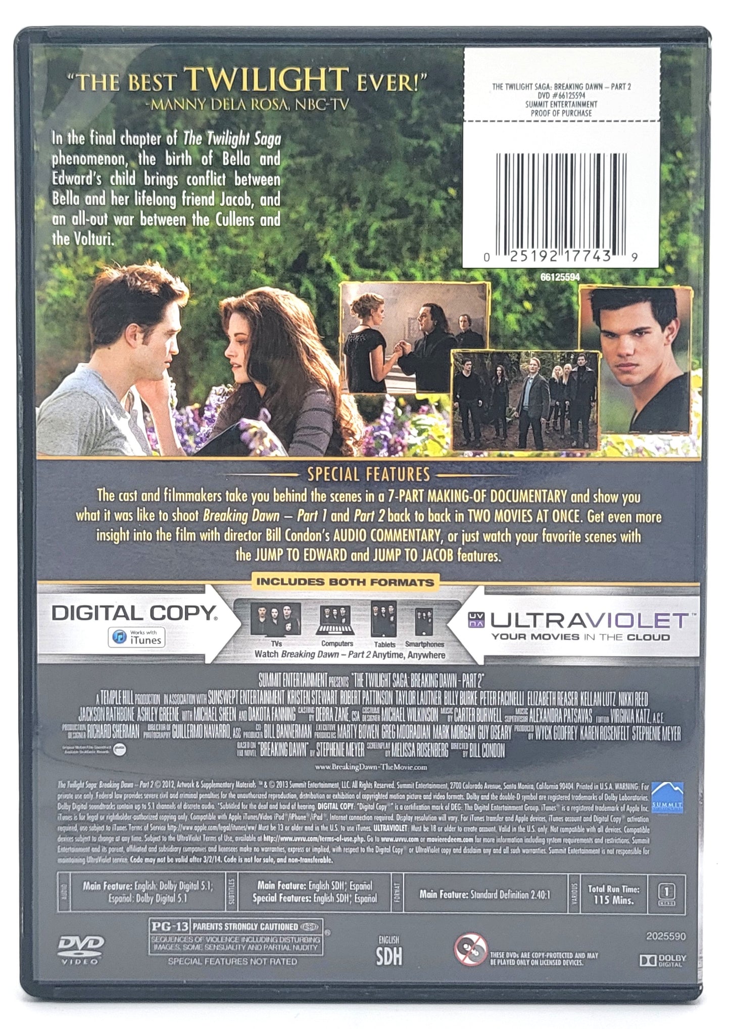 Breaking Dawn Part 2 | DVD | 2 Disc DVD - No Digital Copy