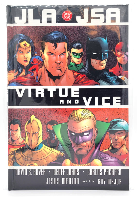 JLA JSA Virtue and Vice / DC Com- 2002 - Hardcover - Graphic Novel