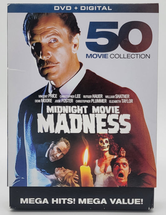 Mill Creek Entertainment - 50 Movie Collection - Midnight Movies Madness - Mega Stars | DVD | 1936 - 1990 - dvd - Steady Bunny Shop
