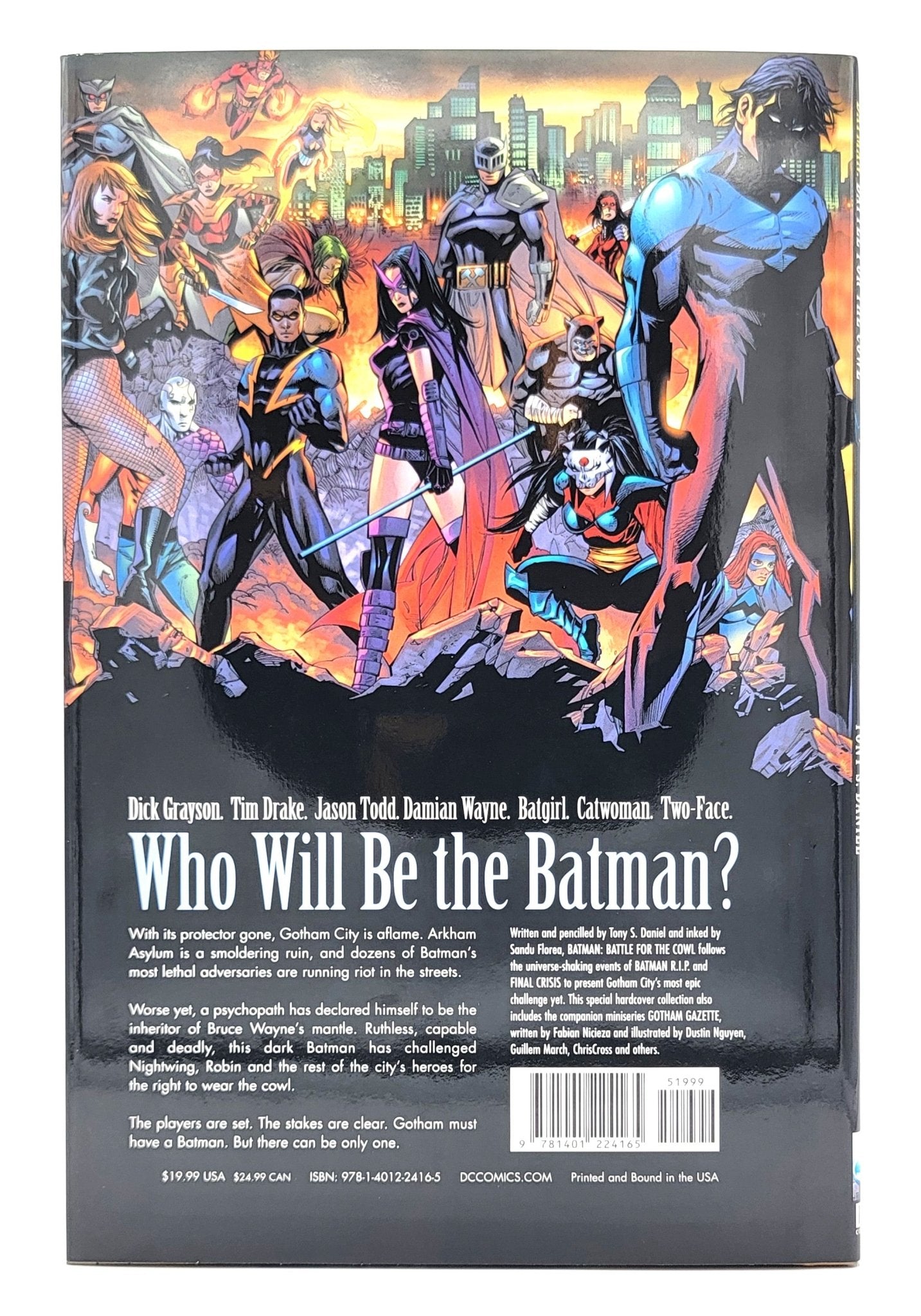 DC Comics - Batman Battle For The Cowl / DC Comics - Graphic Novel 2009 - Hard Cover - Comic books - Steady Bunny Shop