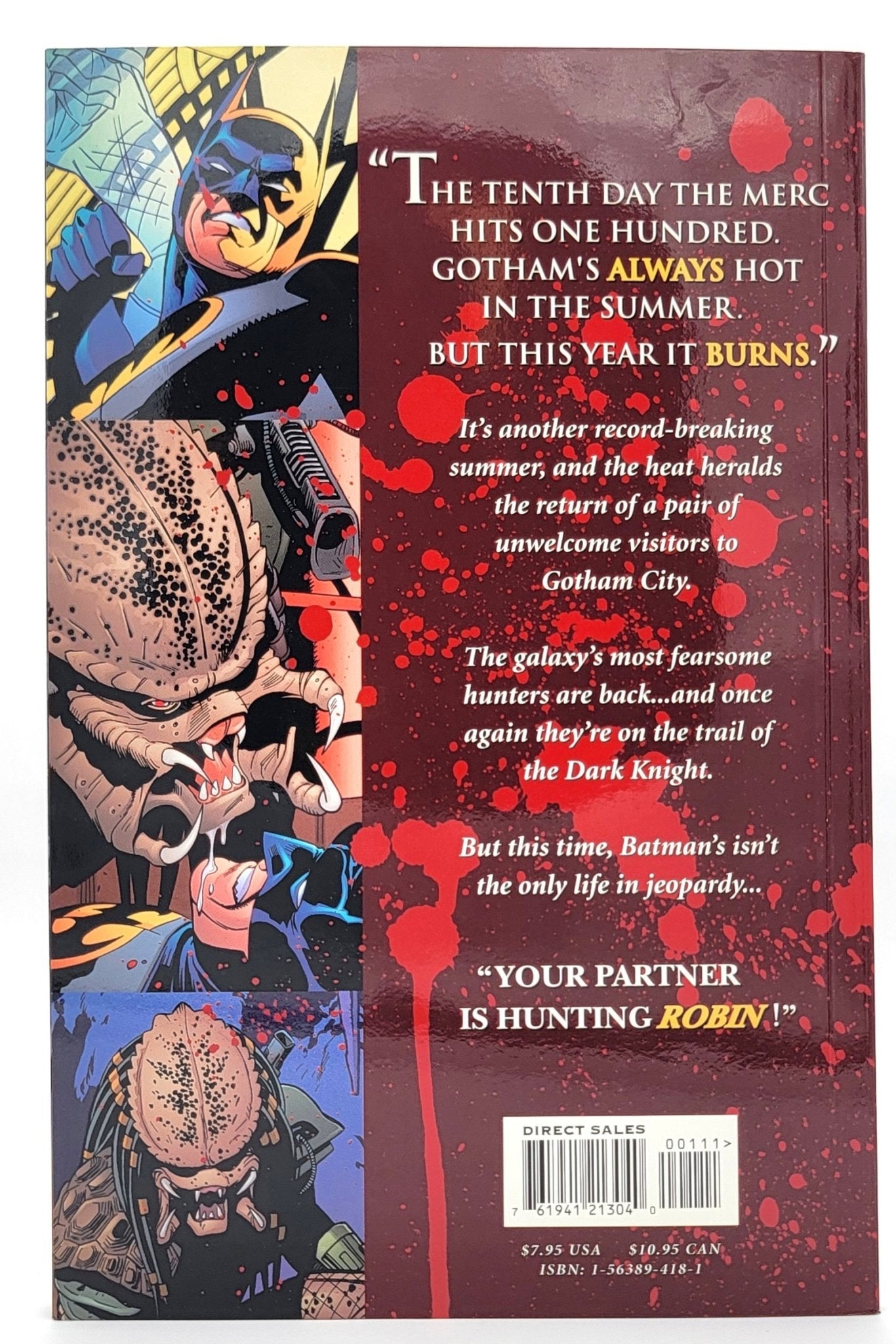 DC Comic / Dark Horse - Batman Versus Predator III Blood Ties / DC Comic - Dark Horse Comics 1998 - Graphic Novel - Comic Books - Steady Bunny Shop