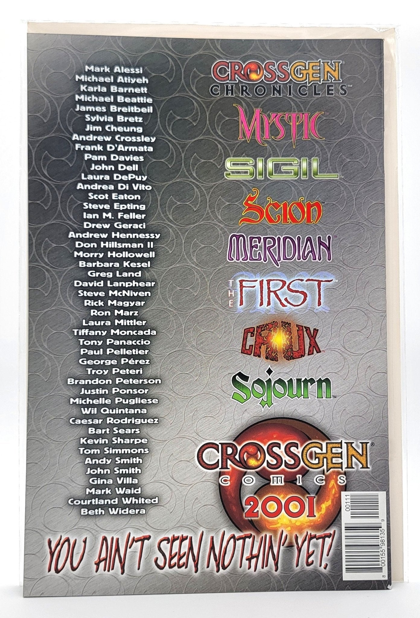 CrossGen Comics - CRUX 1 / CrossGen Comics - 2001 - Comic Books - Steady Bunny Shop