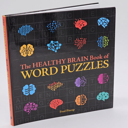 Puzzle Wright Press - Fred Piscop | The Healthy Brain Book Of Word Puzzles | Paperback Book - Paperback Book - Steady Bunny Shop