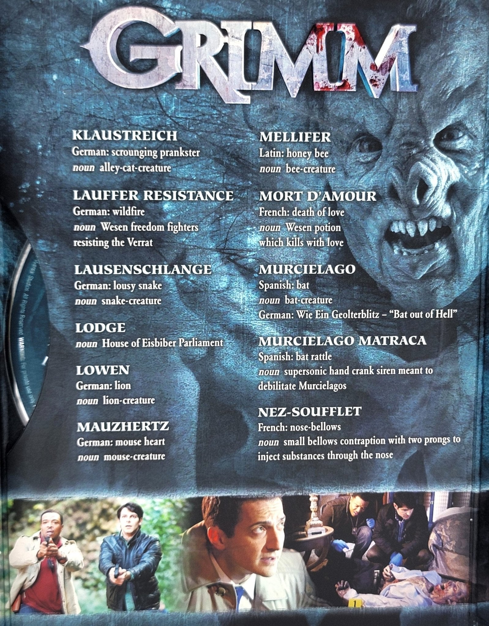 ‎ Universal Pictures Home Entertainment - Grimm - Season One | DVD | Complete Season One - 5 Disc Set - DVD - Steady Bunny Shop