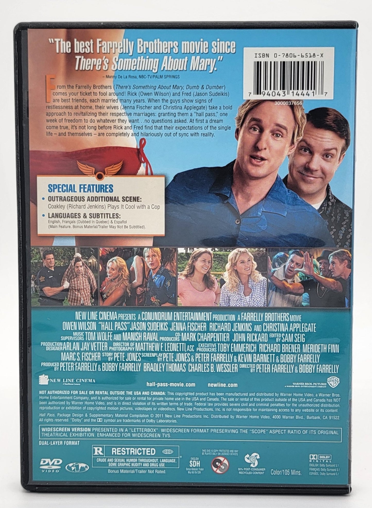 New Line Home Entertainment - Hall Pass | DVD | Widescreen - DVD - Steady Bunny Shop