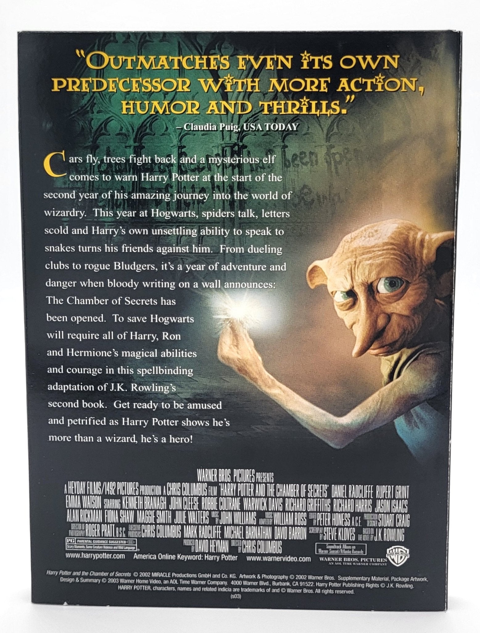 Warner Brothers - Harry Potter and The Chamber of Secrets | DVD | 2 Disc Set - Widescreen - DVD - Steady Bunny Shop