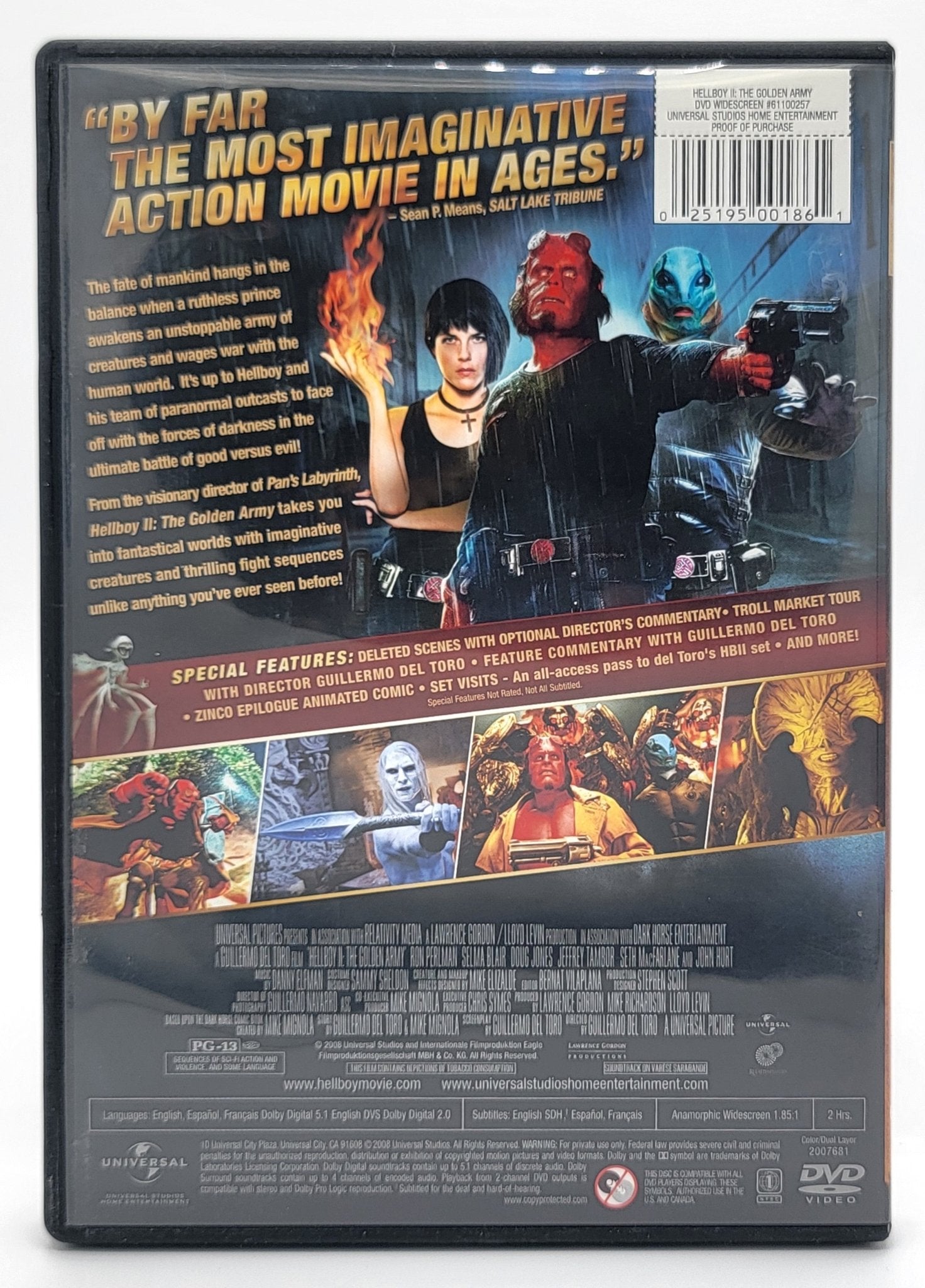Universal Pictures Home Entertainment - Hellboy II - The Golden Army | DVD | Widescreen - DVD - Steady Bunny Shop