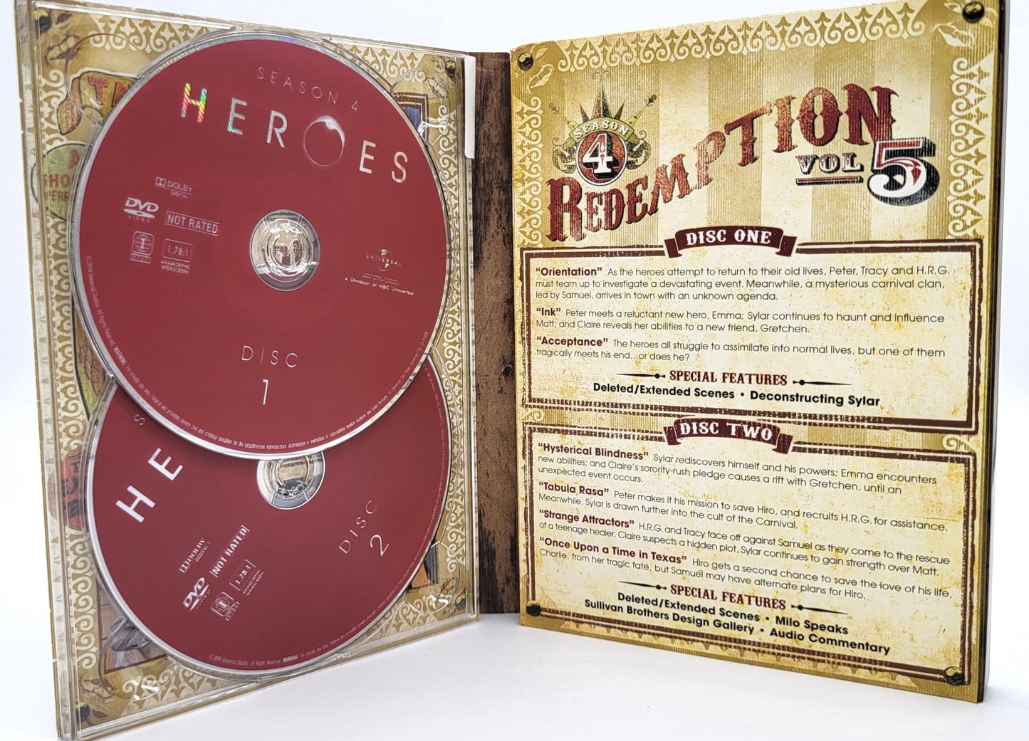 Universal Studios Home Entertainment - Heroes Season 4 | DVD - Complete Season 4 - DVD - Steady Bunny Shop