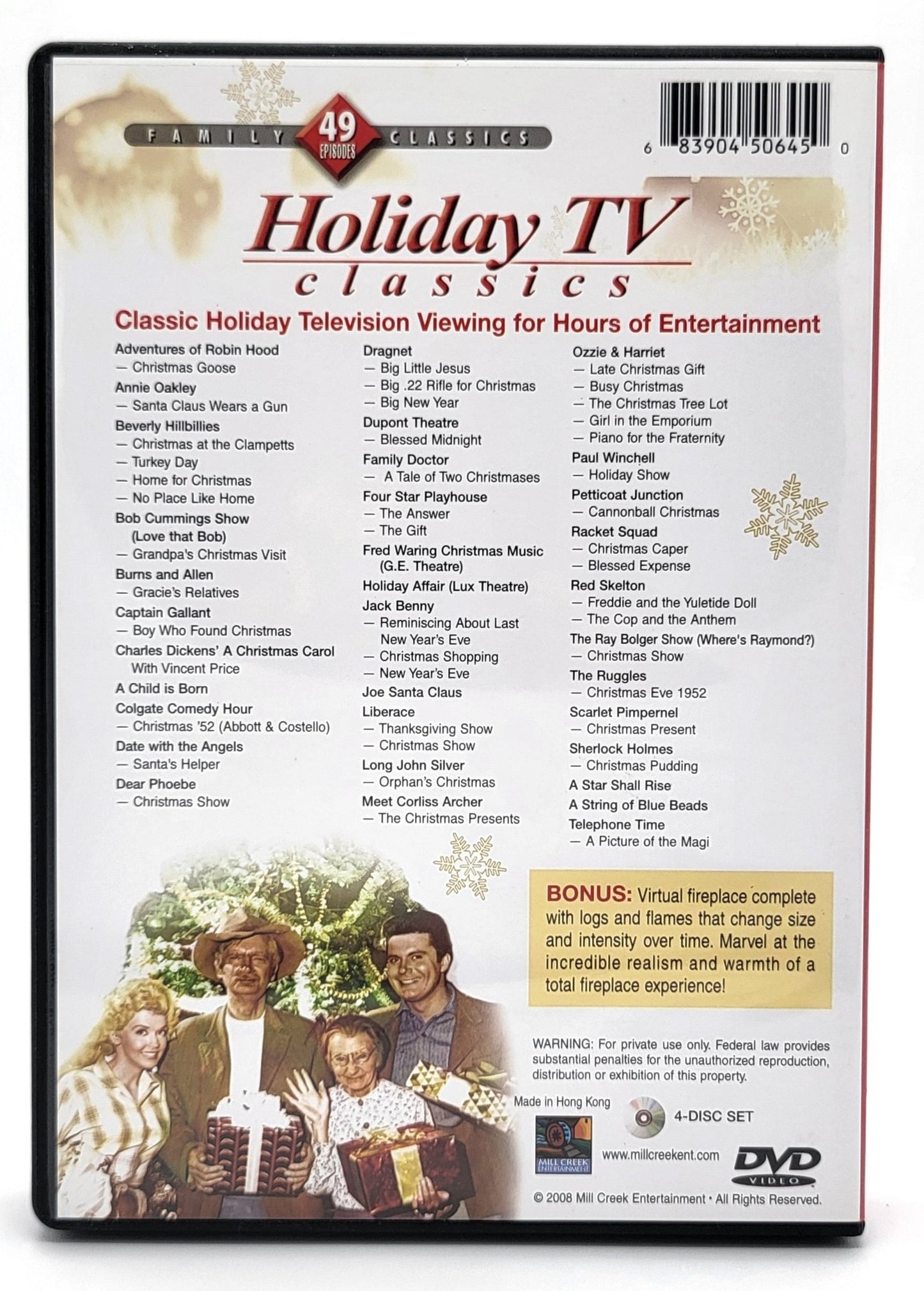 Mill Creek Entertainment - Holiday Family Collection | Special Collector's Edition | 12 Holiday Movies, 49 TV Episodes & 27 Christmas Caartoons - DVD - Steady Bunny Shop