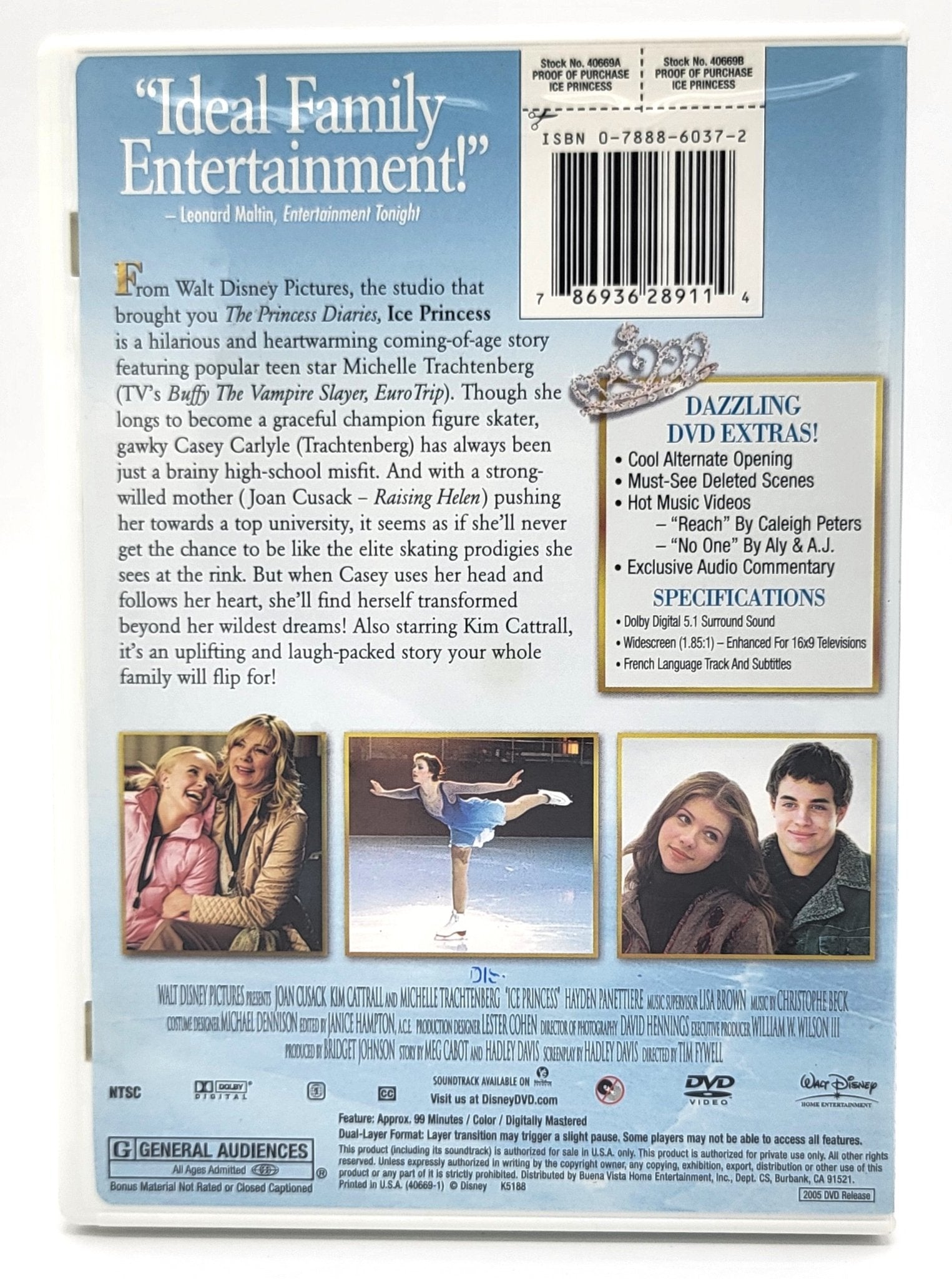 Disney DVD - Ice Princess | DVD | Widescreen - DVD - Steady Bunny Shop