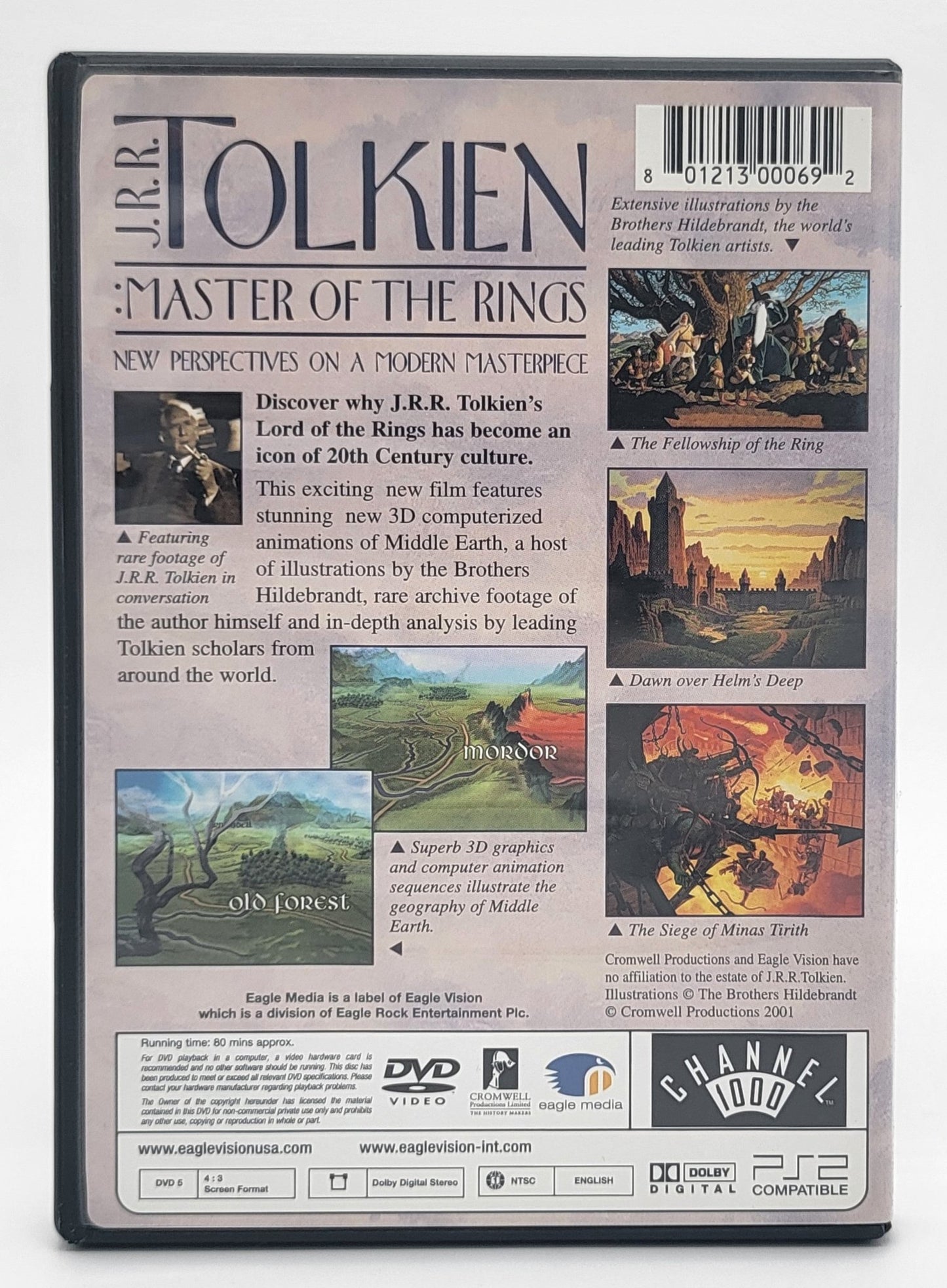 Eagle Media - JRR Tolkien Master of the Rings | DVD - The Definitive Guide to the Worlds of the Rings - DVD - Steady Bunny Shop