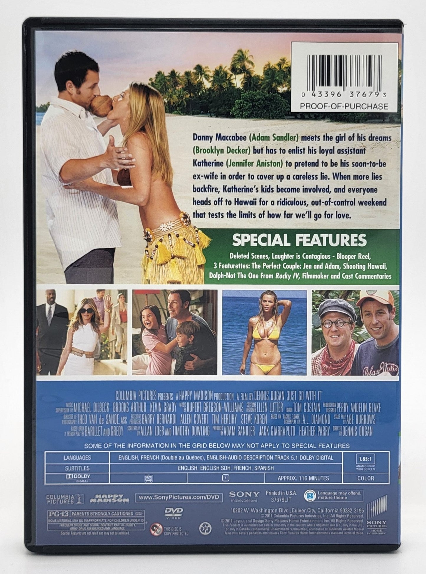Columbia Pictures - Just Go with It | DVD | Widescreen - DVD - Steady Bunny Shop