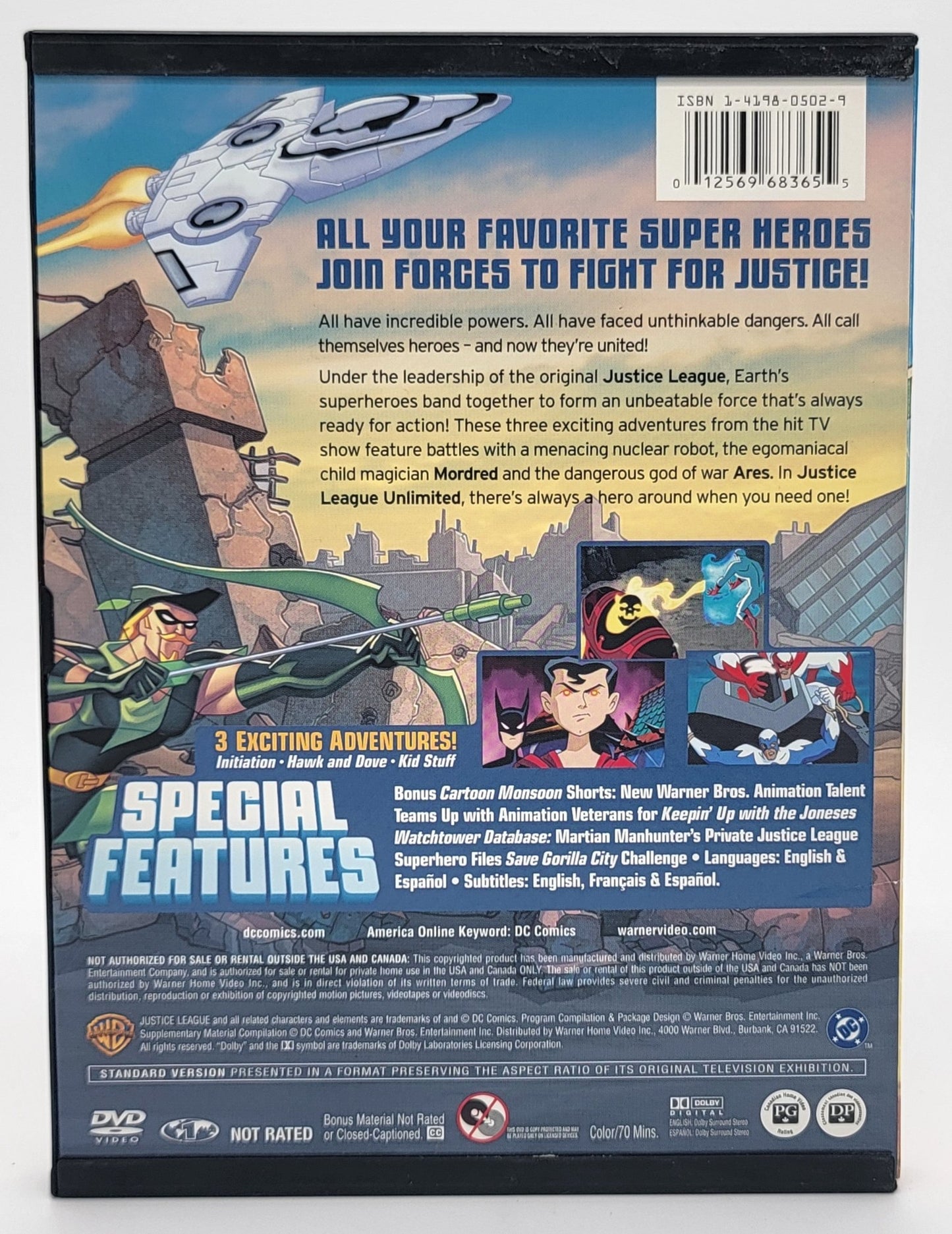 Warner Bothers - Justic League Unlimited - Saving the World | DVD | DC Comics Kids Collection - DVD - Steady Bunny Shop
