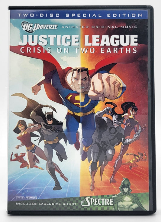 Warner Brother - Justice League - Crisis On Two Earths | 2 Disc Special Edition | DVD Includes Exclusive Short " The Spectre" - DVD - Steady Bunny Shop