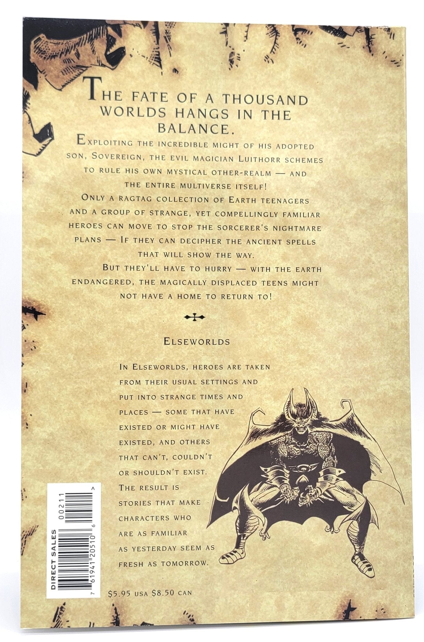 Elsewolds / DC Comics - League of Justice Book Two of Two / DC - Elseworlds Deluxe / 1996 Comic Book - Comic Books - Steady Bunny Shop