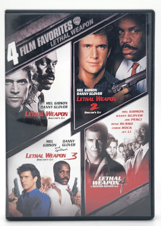 Warner Brothers - Lethal Weapon | 4 Film Favorites Lethal Weapon | DVD - 2 Disk Set - DVD - Steady Bunny Shop