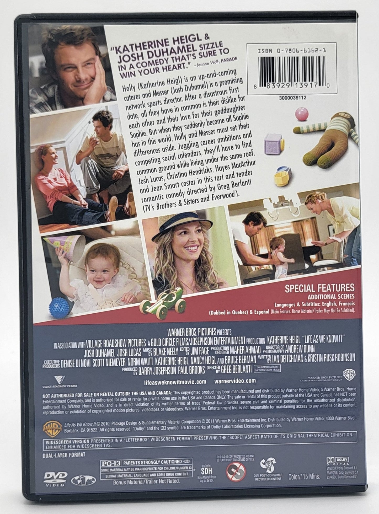 Warner Brother Family Entertainment - Life as we know it | DVD | Warner Brothers - DVD - Steady Bunny Shop