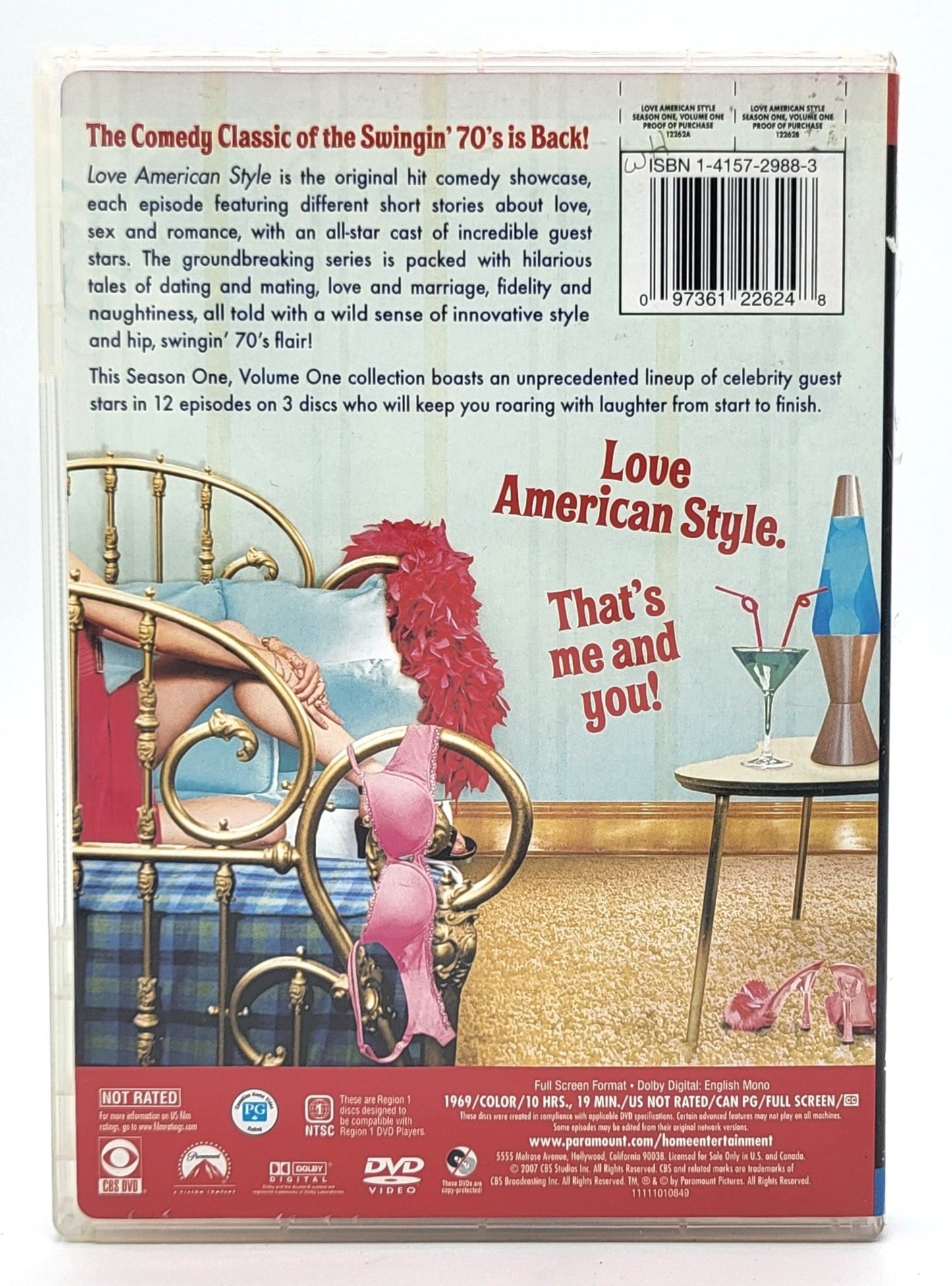 Paramount Home Entertainment - Love American Style - Season One - Volume One | DVD | Full Screen - 3 Disc Set - DVD - Steady Bunny Shop