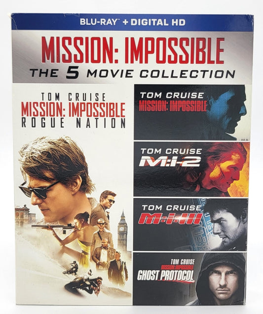 Paramount Home Entertainment - Mission Impossible - The 5 Movie Collection | Blu Ray - 5 Disc Set - Blu-ray - Steady Bunny Shop