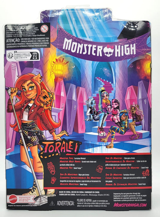 Mattel - Monster High Cat Toralei Stripe with Pet Sweet Fant and Accessories - 2022 - Action Figure - Steady Bunny Shop