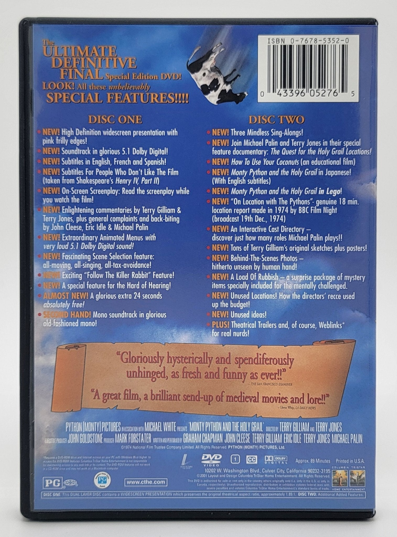 Monty Python and the Holy Grail | DVD | Widescreen - Steady Bunny Shop