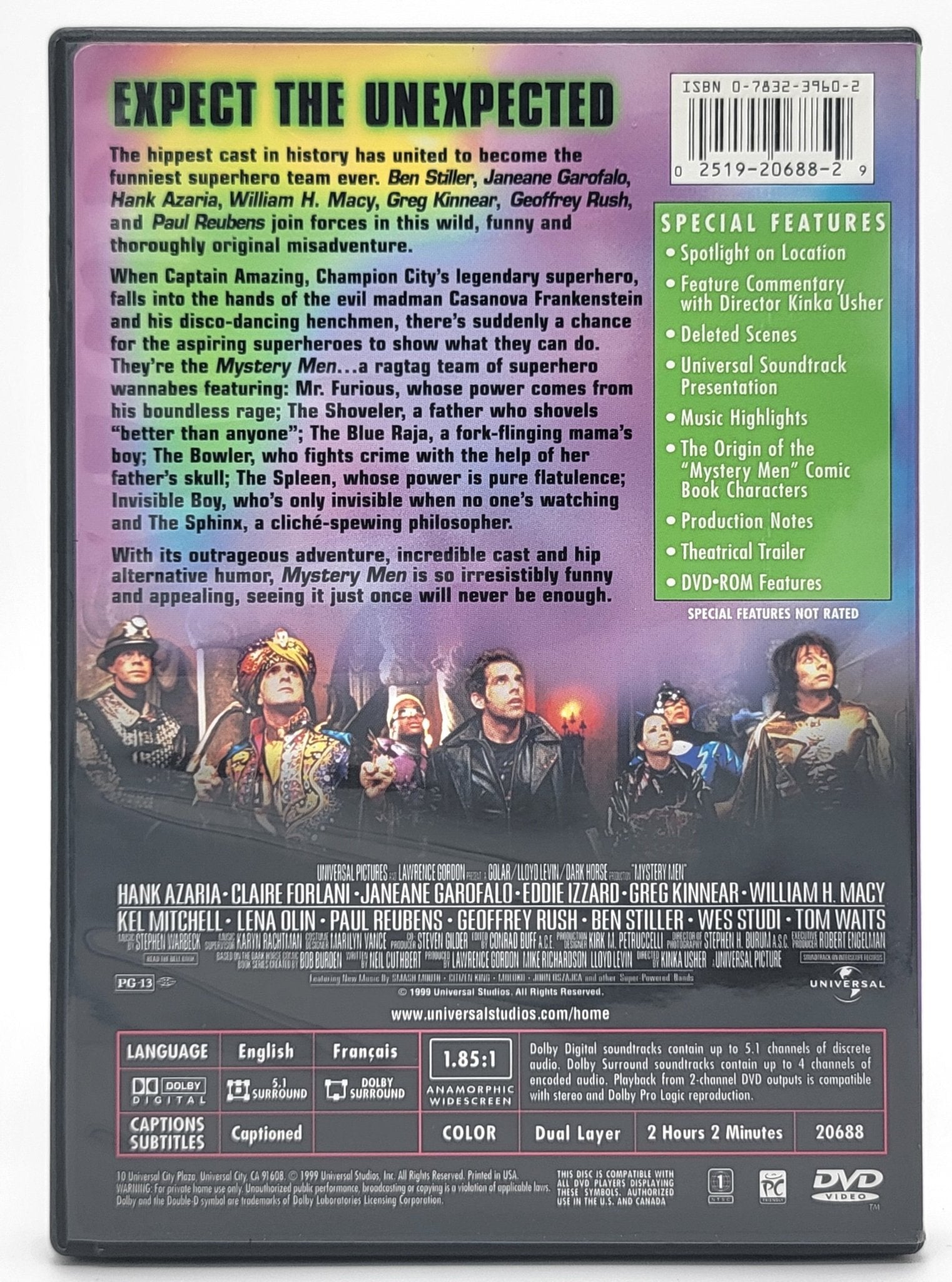 Universal Studios - Mystery Men | DVD | Widescreen - DVD - Steady Bunny Shop