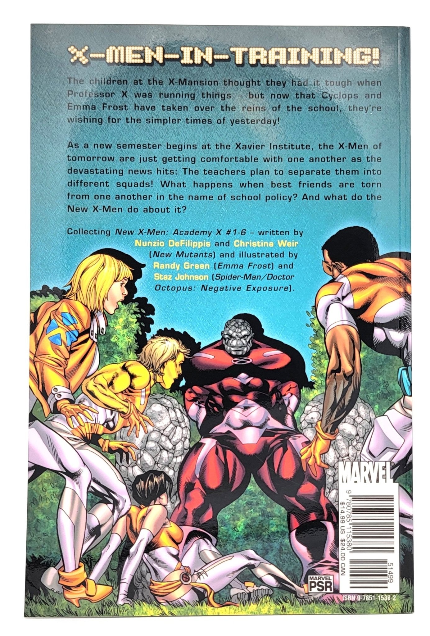 Marvel Comics - New X Men - Academy X - Choosing Sides / Marvel Comics - 2005 - Comic Book - Steady Bunny Shop