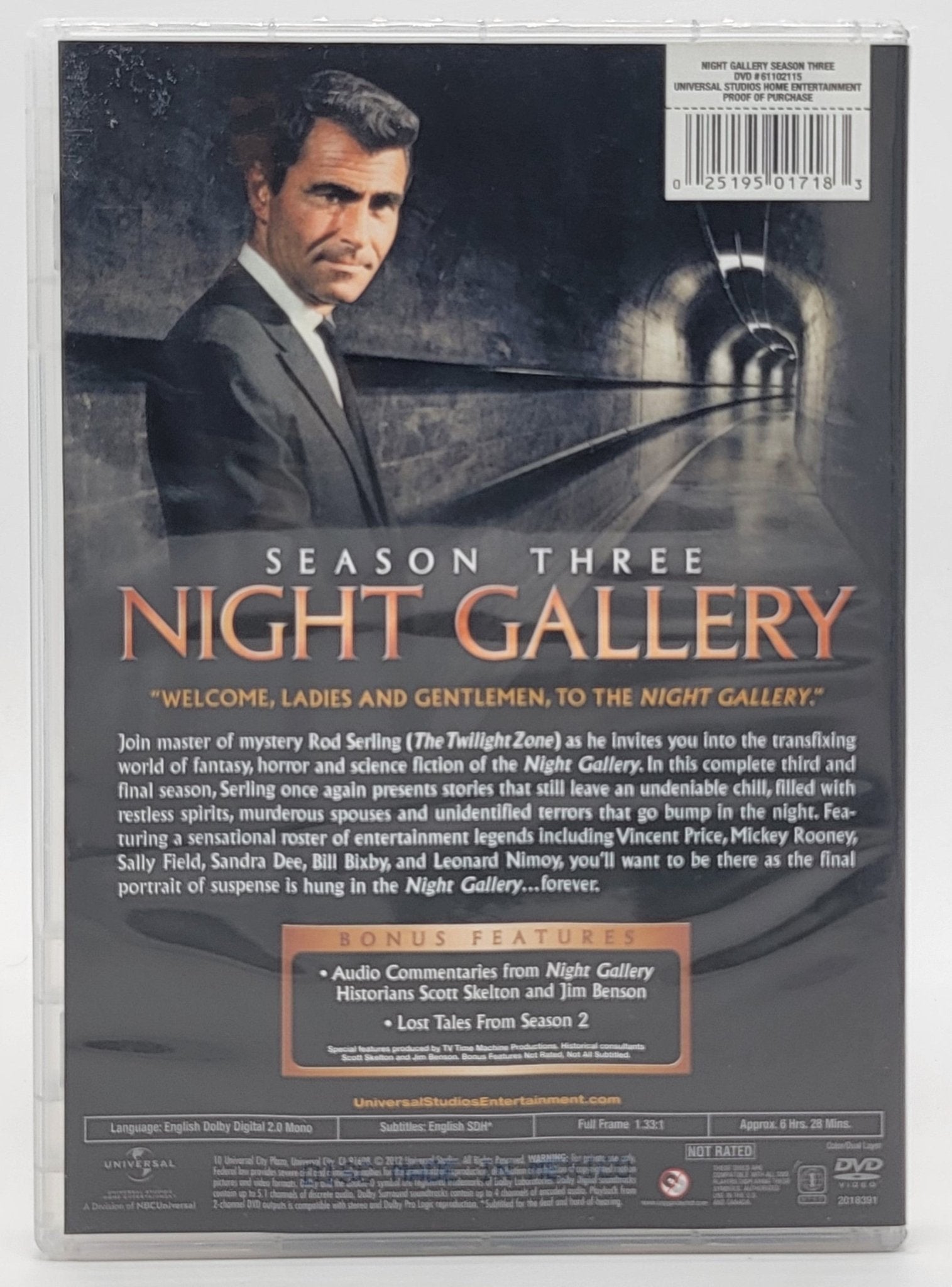 Universal Pictures Home Entertainment - Night Gallery - Season 3 | DVD - 2 Disk Set - DVD - Steady Bunny Shop