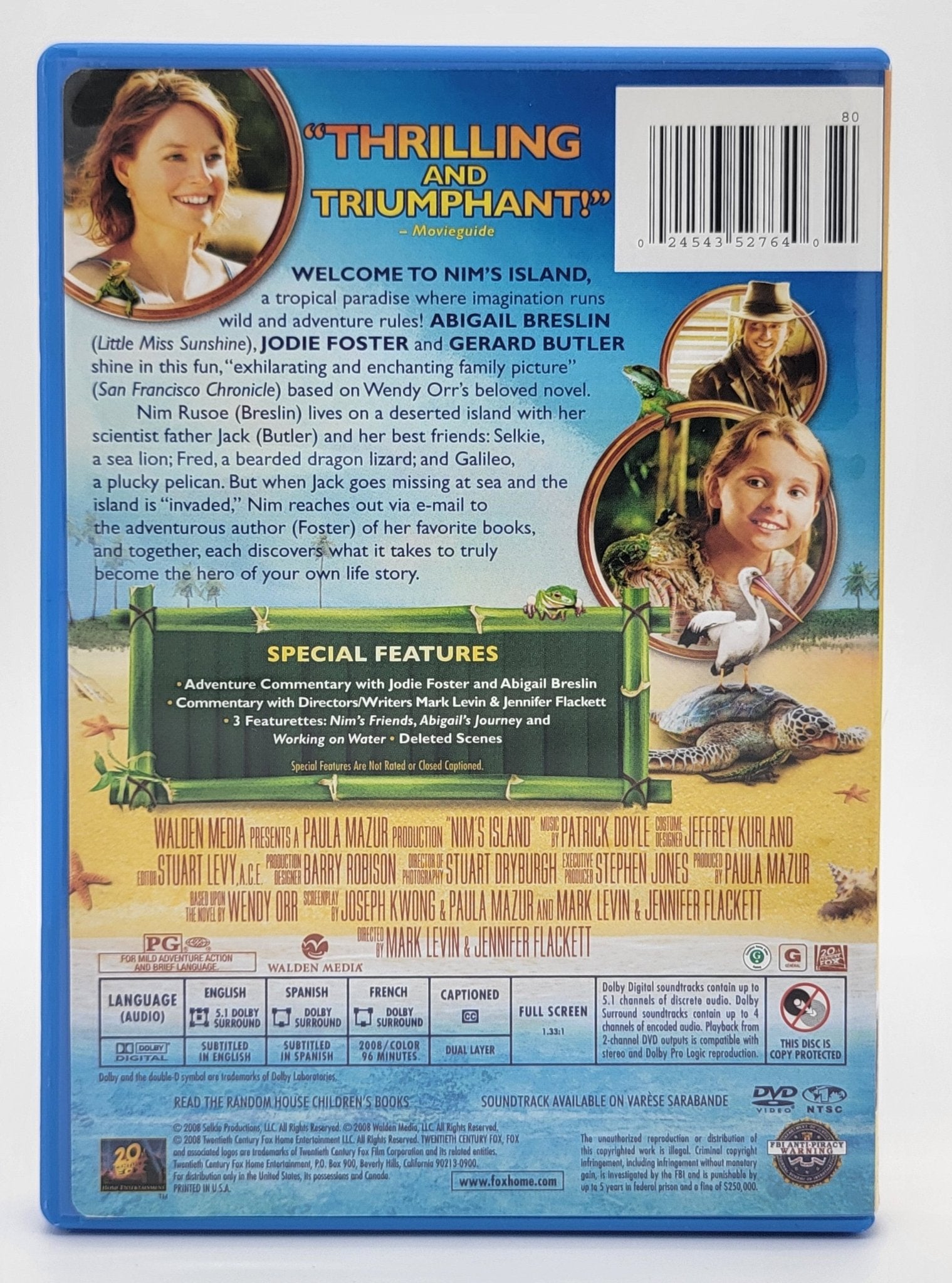 20th Century Fox Home Entertainment - Nim's Island| DVD | Full Screen - DVD - Steady Bunny Shop