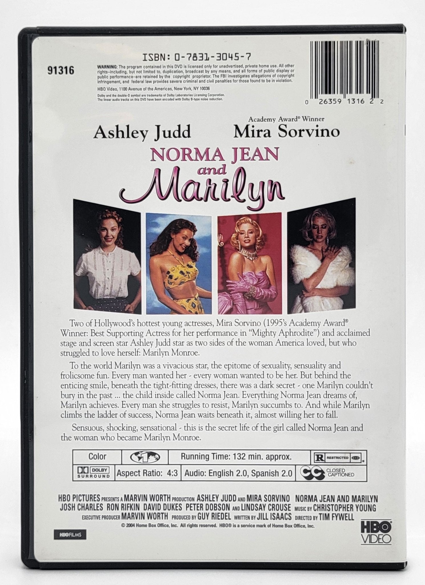 HBO Video - Norma Jean and Marily | DVD - DVD - Steady Bunny Shop