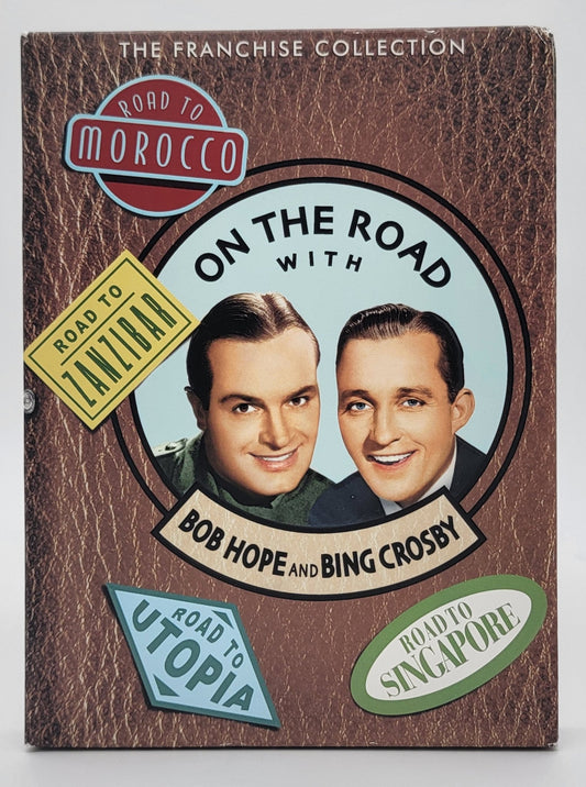 Universal Studios Home Entertainment - On The Road with Bob Hope & Bing Crosby |Road to Morocco, Road to Zanzibar, Road to Utopia & Road to Singapore | DVD - The Franchise Collection - DVD - Steady Bunny Shop