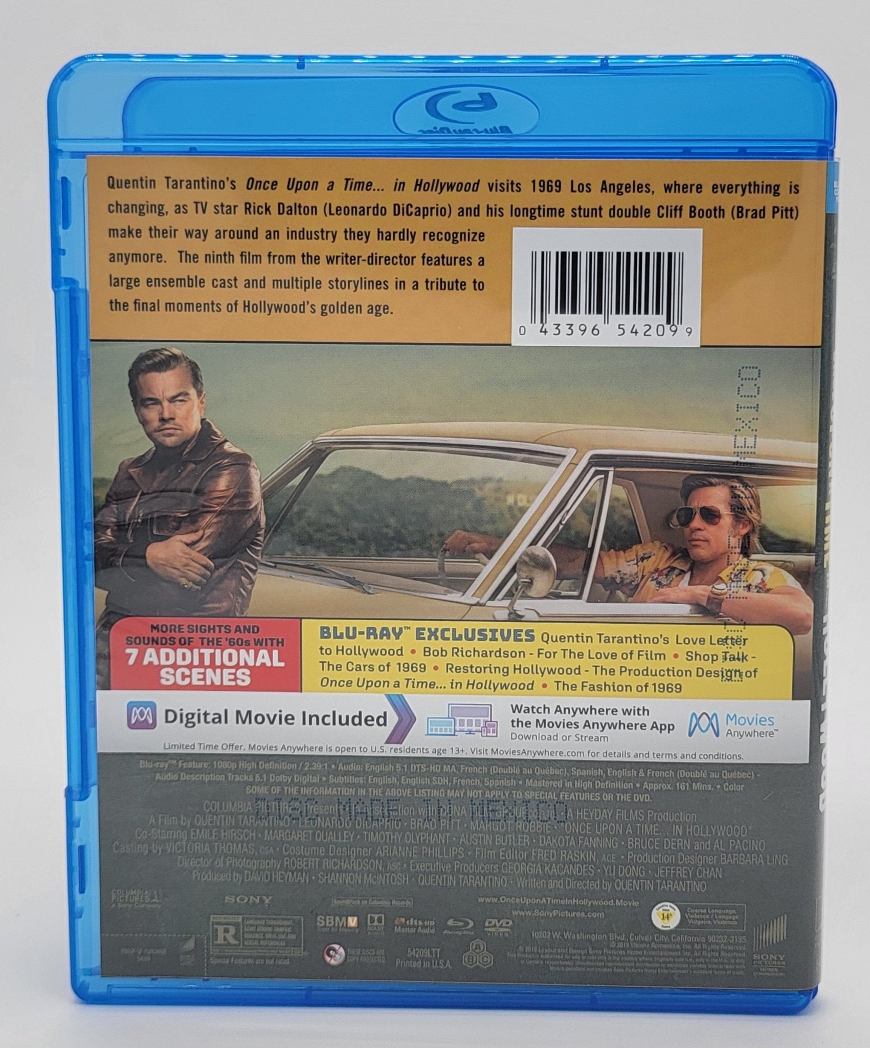 Sony Pictures Home Entertainment - Once Upon A Time in Hollywood | Blu - ray & DVD - DVD & Blu - ray - Steady Bunny Shop