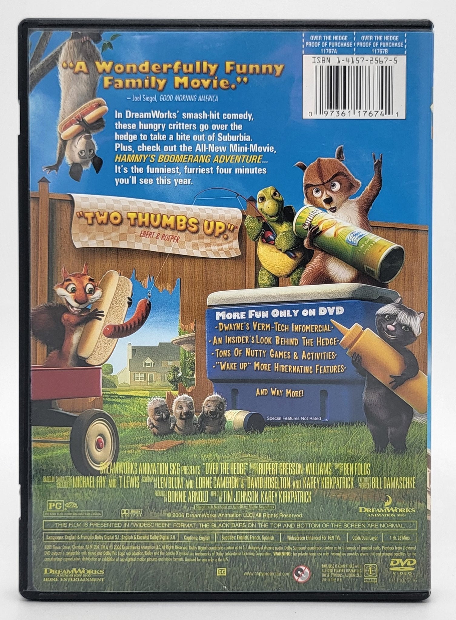 Dream Works - Over the Hedge | DVD | Widescreen - DVD - Steady Bunny Shop