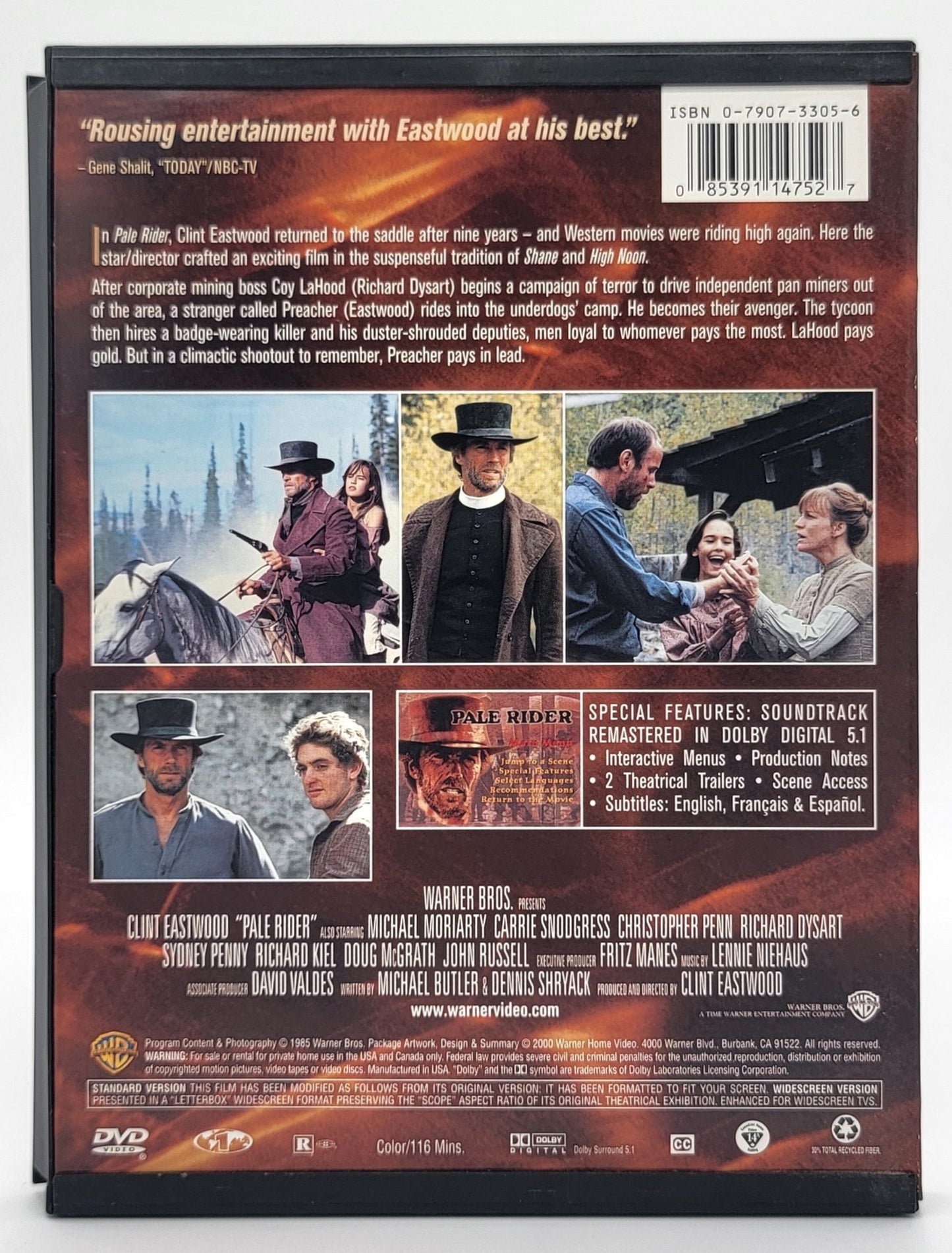 Studio Distribution Services - Pale Rider - Clint Eastwood | DVD | Clint Eastwood Collection - WideScreen - DVD - Steady Bunny Shop