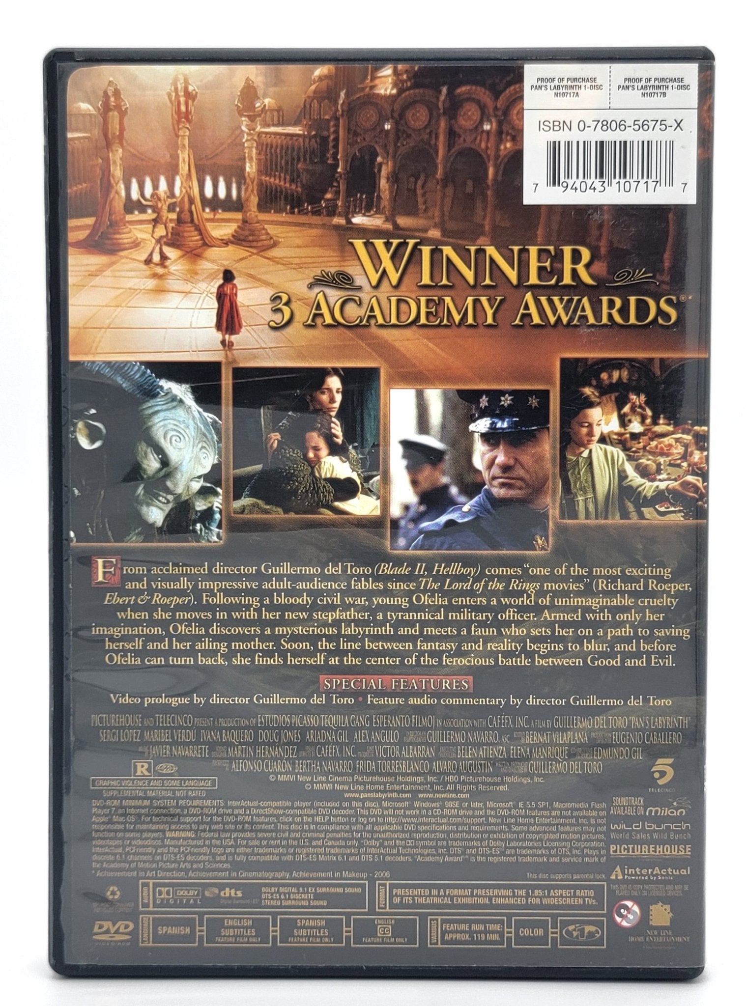 Warner Brothers - Pan's Labyrinth | DVD | Widescreen - DVD - Steady Bunny Shop