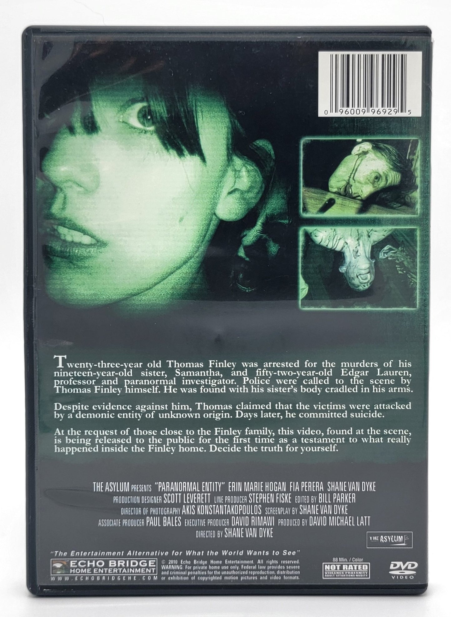 Echo Bridge Home Entertainment - Paranormal Entity | DVD | Bonus Digital Copy Expired - DVD - Steady Bunny Shop