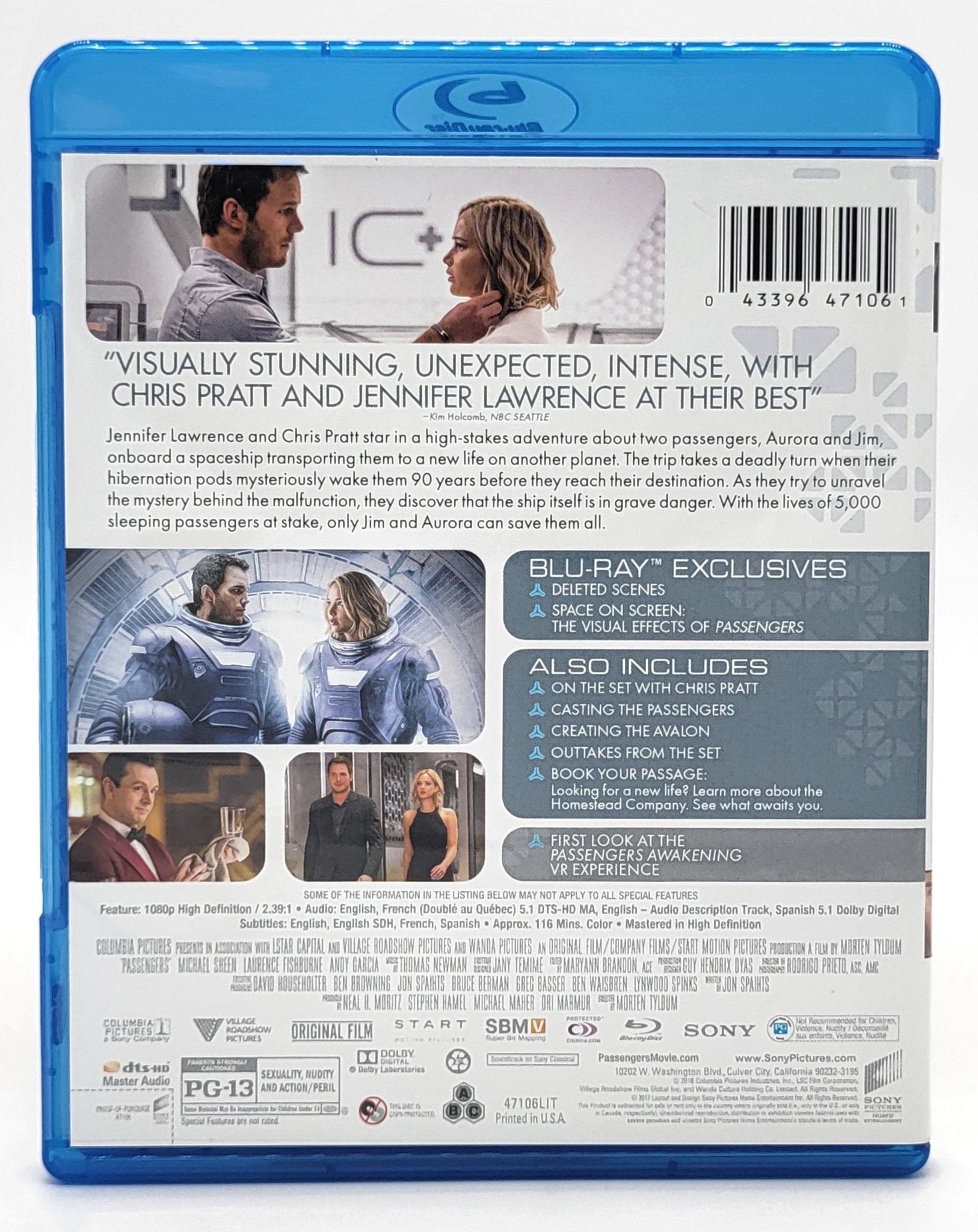 Sony Pictures Home Entertainment - Passengers | Blu Ray - Blu - ray - Steady Bunny Shop