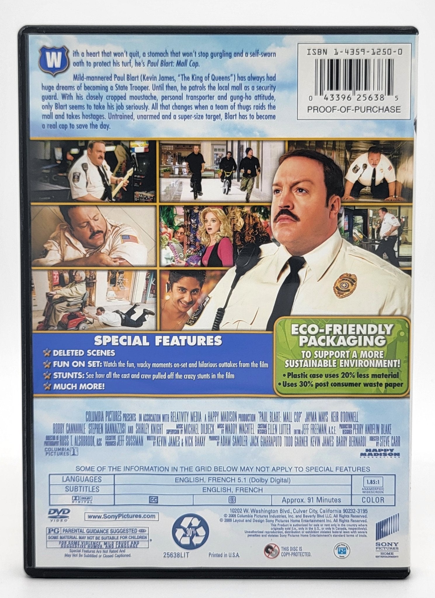 Sony Pictures Home Entertainment - Paul Blart Mall Cop | DVD | Widescreen - DVD - Steady Bunny Shop