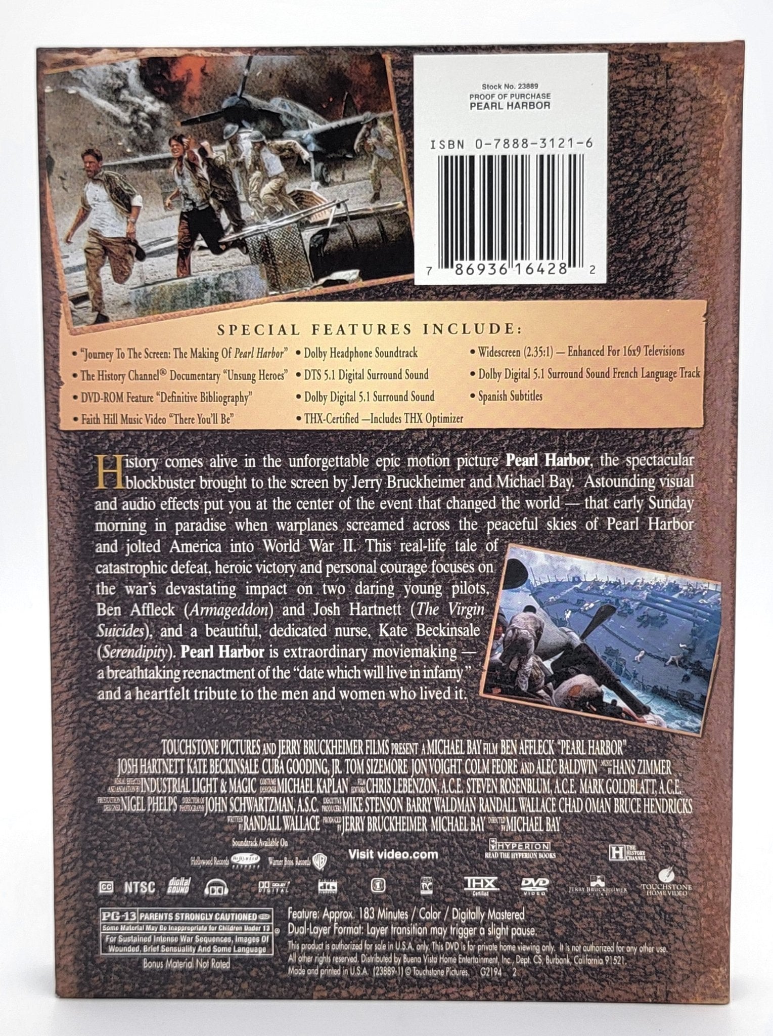 Touchstone Pictures - Pearl Harbor - 60th Anniversary Commemorative Edition | DVD | 2 Disc Set - Widescreen - DVD - Steady Bunny Shop