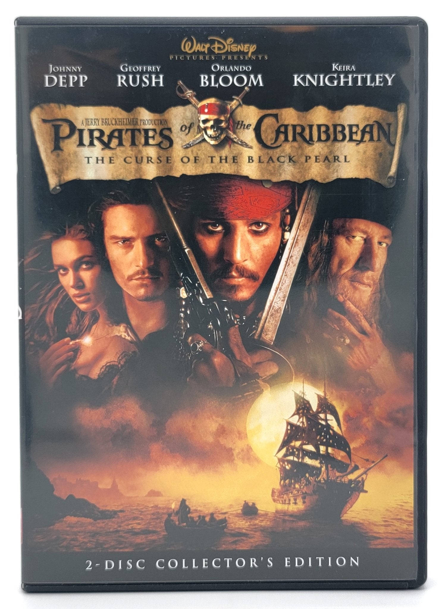 Walt Disney Home Entertainment - Pirates of the Caribbean - The Curse of the Black Pearl | DVD | 2 Disc Collector's Edition - DVD - Steady Bunny Shop