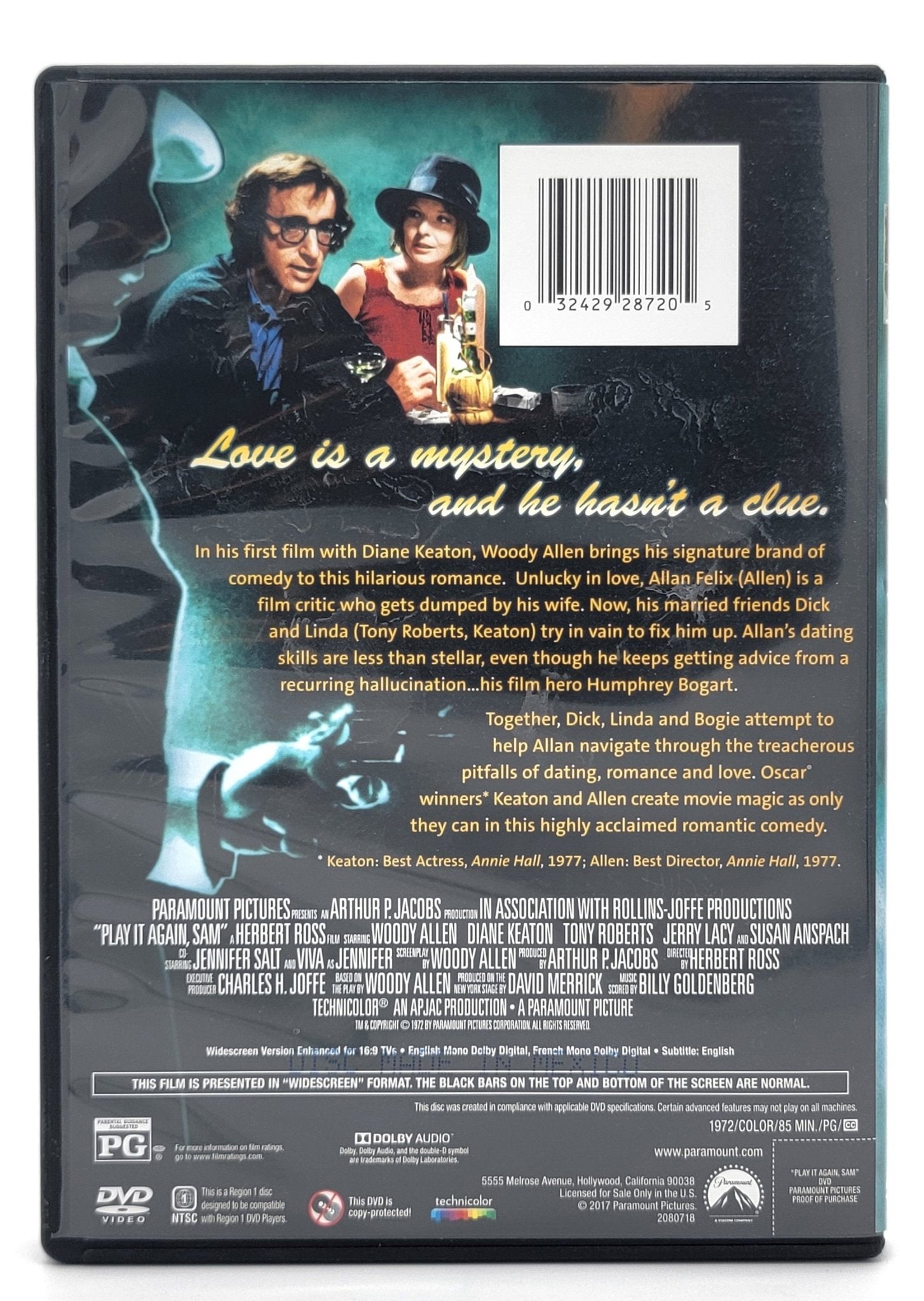 Paramount Pictures Home Entertainment - Play It Again Sam | DVD | Widescreen - DVD - Steady Bunny Shop